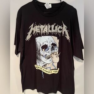 Metallica 2008/09 tour  Black Tee